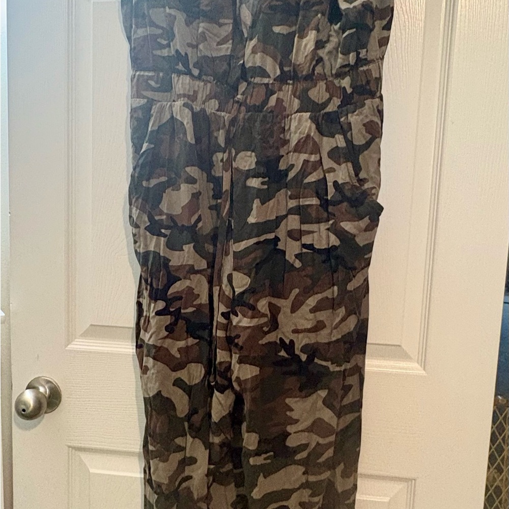No Boundaries Camouflage Jumper/Romper
